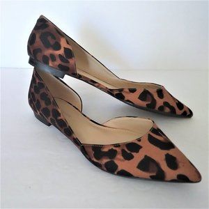 Marc Fisher New Sunny D'Orsay Leopard Flats